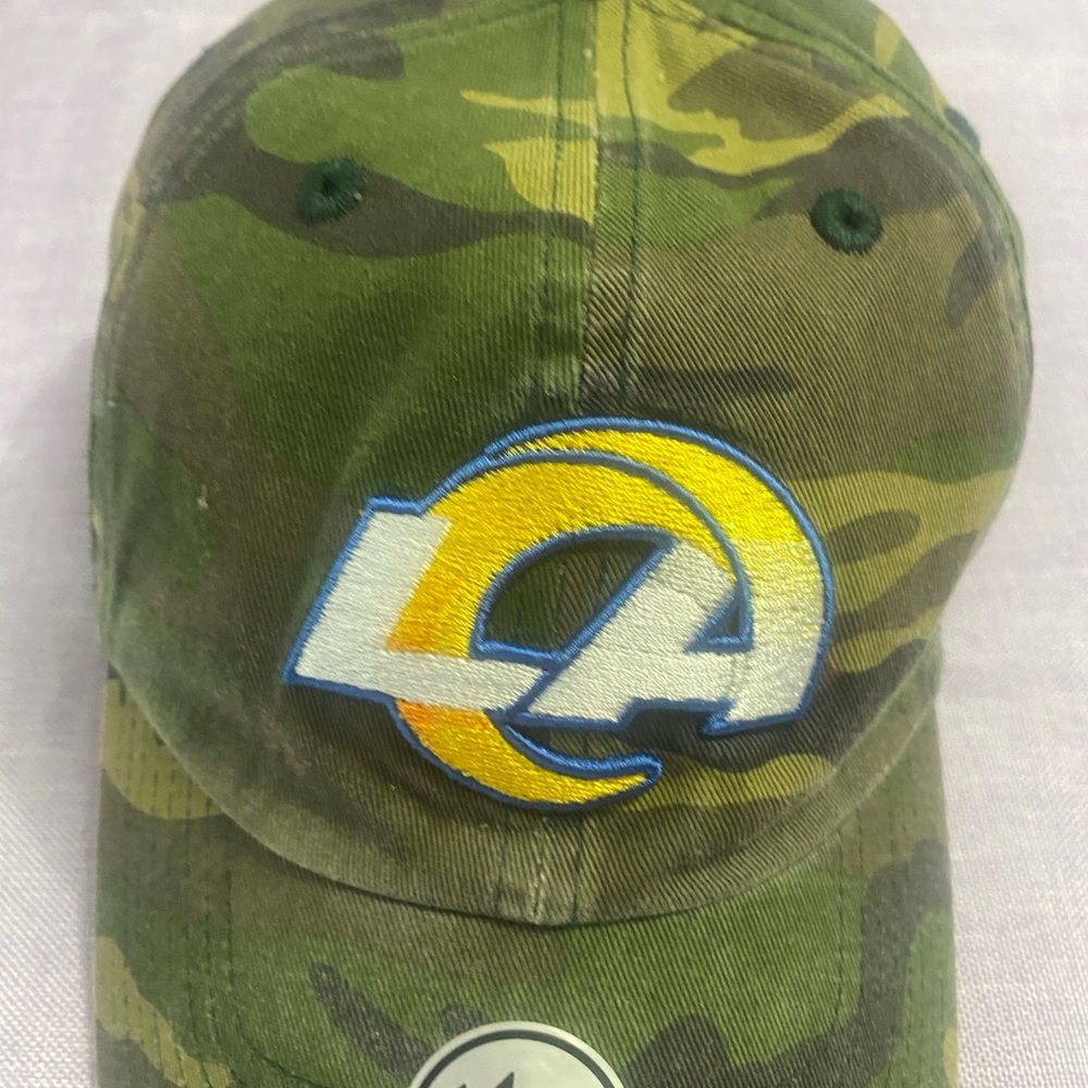🏈Men's '47 LA Ram’s Camo Clean Up Adjustable Hat
